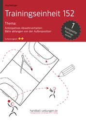 Antizipatives Abwehrverhalten: Bälle abfangen von der Außenposition (TE 152) - Handball Fachliteratur