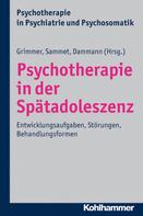Isa Sammet: Psychotherapie in der Spätadoleszenz 