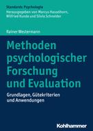 Rainer Westermann: Methoden psychologischer Forschung und Evaluation 