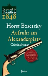 Aufruhr am Alexanderplatz - Von Gontards fünfter Fall. Criminalroman (Es geschah in Preußen 1848)
