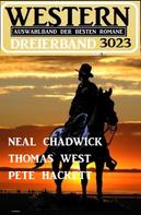 Pete Hackett: Western Dreierband 3023 - Auswahlband der besten Romane 
