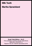 Martha Sprackland: Milk Tooth 