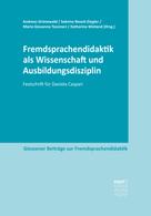 Andreas Grünewald: Fremdsprachendidaktik als Wissenschaft und Ausbildungsdisziplin 