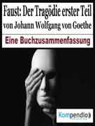 Robert Sasse: Faust: Der Tragödie erster Teil von Johann Wolfgang von Goethe 