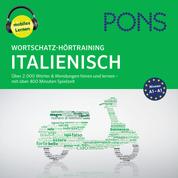 PONS Wortschatz-Hörtraining Italienisch - Audio-Vokabeltrainer für Anfänger