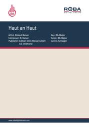 Haut an Haut - as performed by Roland Kaiser, Single Songbook