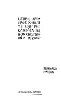 Reinhard Matern: Über Sprachgeschichte und die Kabbala bei Horkheimer und Adorno 