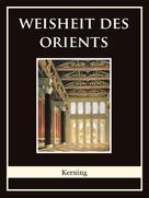 Johann Baptist Kerning: Weisheit des Orients 