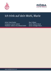 Ich trink auf dein Wohl, Marie - as performed by Frank Zander, Single Songbook