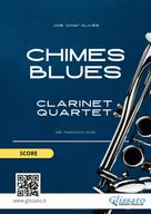 Francesco Leone: Clarinet sheet music for quartet: Chimes Blues (score) 
