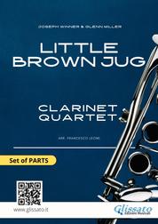 Clarinet Quartet easy arrangement: Little Brown Jug (parts) - early intermediate