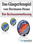 Robert Sasse: Das Glasperlenspiel von Hermann Hesse ★★★