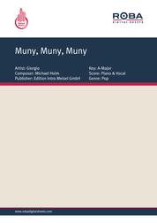 Muny, Muny, Muny - as performed by Giorgio, Single Songbook
