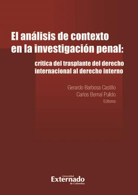El análisis de contexto en la investigación penal: