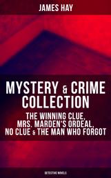 MYSTERY & CRIME COLLECTION - The Winning Clue, Mrs. Marden's Ordeal, No Clue & The Man Who Forgot (Detective Novels)