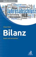 Claus Koss: Bilanz 