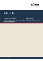 Alle Leute - as performed by Roland Neudert, Single Songbook