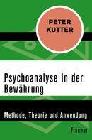 Peter Kutter: Psychoanalyse in der Bewährung 