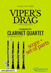 Viper's drag - Clarinet Quartet score & parts - Slow drag dance