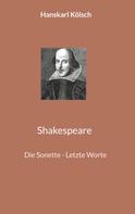 Hanskarl Kölsch: Shakespeare 
