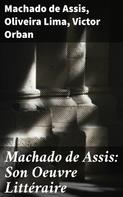 Joaquim Maria Machado de Assis: Machado de Assis: Son Oeuvre Littéraire 