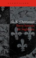 Gilbert Keith Chesterton: Breve historia de Inglaterra 