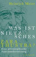 Heinrich Meier: Was ist Nietzsches Zarathustra? ★