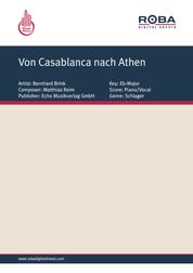 Von Casablanca nach Athen - as performed by Bernhard Brink, Single Songbook
