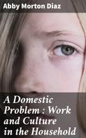 Abby Morton Diaz: A Domestic Problem : Work and Culture in the Household 