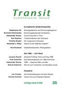 Heidemarie Uhl: Transit 35. Europäische Revue 