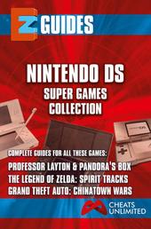 The Nintendo DS Super Games Edition - proffessor layton & pandoras box , the legend of zelda spirit tracks, grand theft auto - chinatown wars