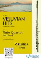 Luigi Denza: (Flute 4) Vesuvian Hits for Flute Quartet 