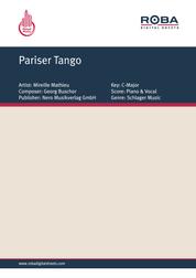 Pariser Tango - as performed by Mireille Mathieu, Single Songbook