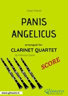 Francesco Leone: Panis Angelicus - Clarinet Quartet SCORE 