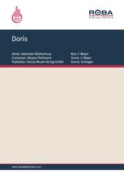 Doris - as performed by Gebrüder Blattschuss, Single Songbook