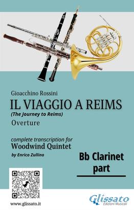 Bb Clarinet part of "Il viaggio a Reims" for Woodwind Quintet