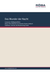 Das Wunder der Nacht - as performed by Petra Böttcher & Günter Gollasch Orchestra, Single Songbook