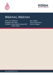 Mädchen, Mädchen - as performed by G.G. Anderson, Single Songbook