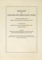 Peter Csendes: Regesten der Urkunden aus dem Archiv des Wiener Bürgerspitals 1401–1530 