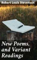 Robert Louis Stevenson: New Poems, and Variant Readings 