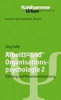 Jörg Felfe: Arbeits- und Organisationspsychologie 2 