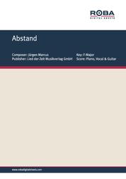 Abstand - Single Songbook