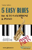 Joe "King" Oliver: 5 Easy Blues - Alto Saxophone & Piano (Piano parts) 