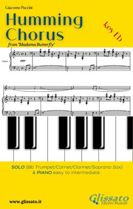 Humming Chorus - Bb Solo instr. and Piano (Key Eb)
