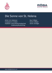 Die Sonne von St. Helena - as performed by G.G. Anderson, Single Songbook