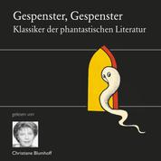 Gespenster, Gespenster - Die Klassiker der phantastischen Literatur gelesen von Christiane Blumhoff und Mathias Kahler