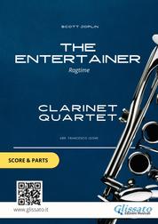 Clarinet Quartet: The Entertainer (score & parts) - intermediate level arrangement