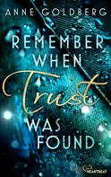 Anne Goldberg: Remember when Trust was found ★★★★