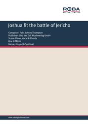 Joshua fit the battle of Jericho - Single Songbook