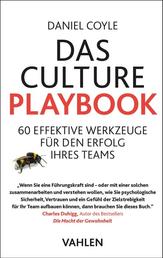 Das Culture Playbook - 60 effektive Werkzeuge für den Erfolg Ihres Teams